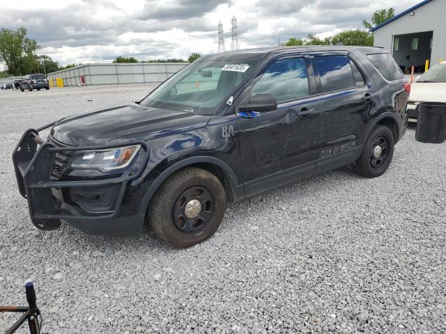 1FM5K8AR0KGB44522 - 2019 FORD EXPLORER POLICE INTERCEPTOR შავი ფოტო 1
