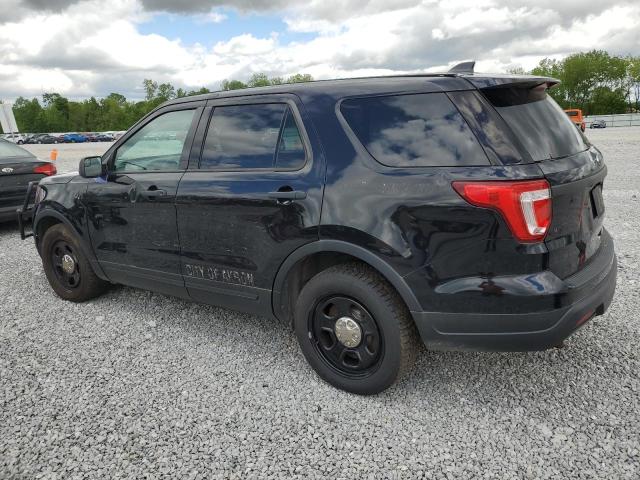 1FM5K8AR0KGB44522 - 2019 FORD EXPLORER POLICE INTERCEPTOR შავი ფოტო 2