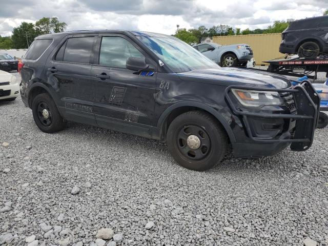 1FM5K8AR0KGB44522 - 2019 FORD EXPLORER POLICE INTERCEPTOR შავი ფოტო 4