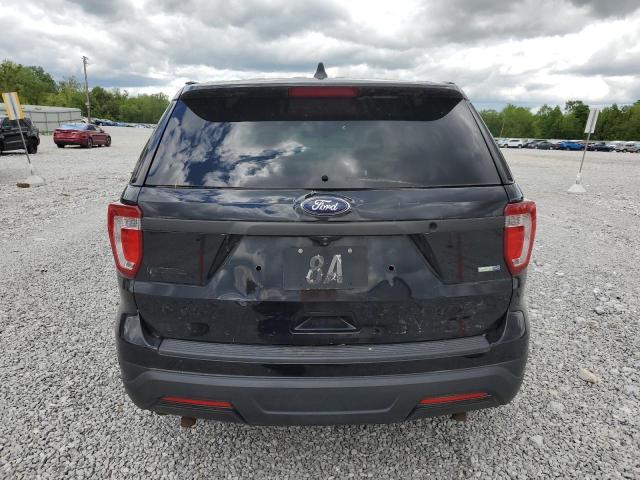 1FM5K8AR0KGB44522 - 2019 FORD EXPLORER POLICE INTERCEPTOR შავი ფოტო 6