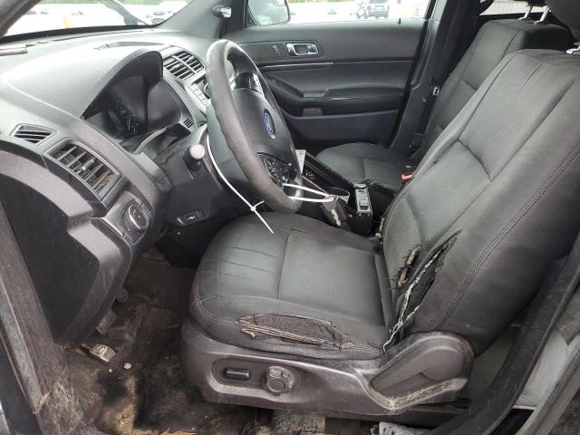 1FM5K8AR0KGB44522 - 2019 FORD EXPLORER POLICE INTERCEPTOR შავი ფოტო 7