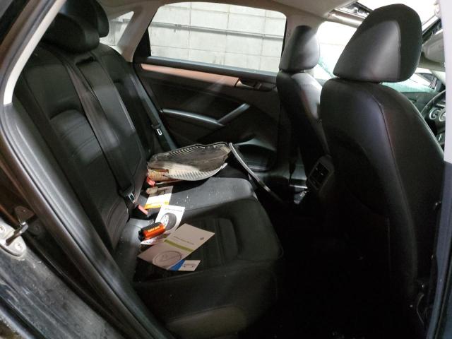 1VWBM7A30DC004601 - 2013 VOLKSWAGEN PASSAT SE Սև լուսանկար 10