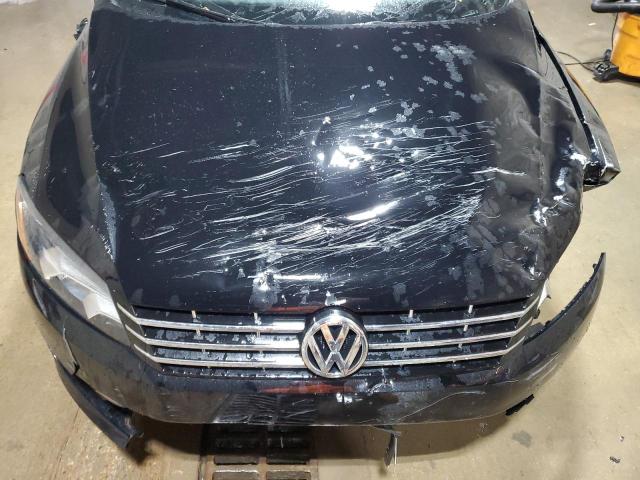 1VWBM7A30DC004601 - 2013 VOLKSWAGEN PASSAT SE Սև լուսանկար 11