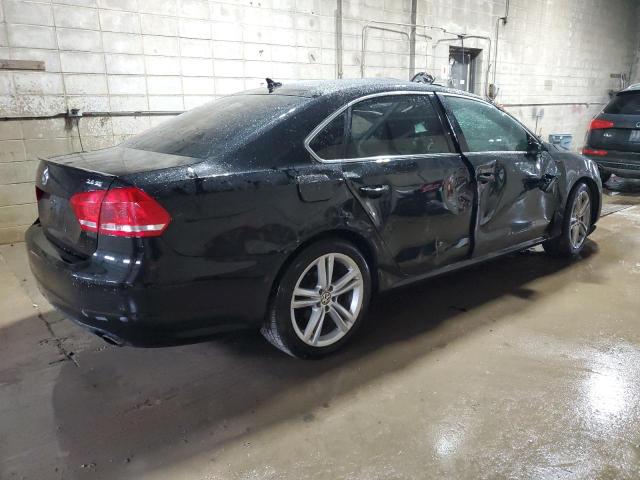 1VWBM7A30DC004601 - 2013 VOLKSWAGEN PASSAT SE Սև լուսանկար 3