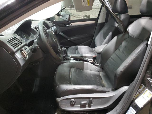 1VWBM7A30DC004601 - 2013 VOLKSWAGEN PASSAT SE Սև լուսանկար 7