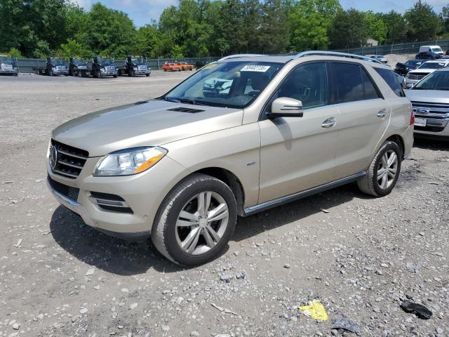 4JGDA5HB2CA027244 - 2012 MERCEDES-BENZ ML 350 4MATIC GOLD photo 1