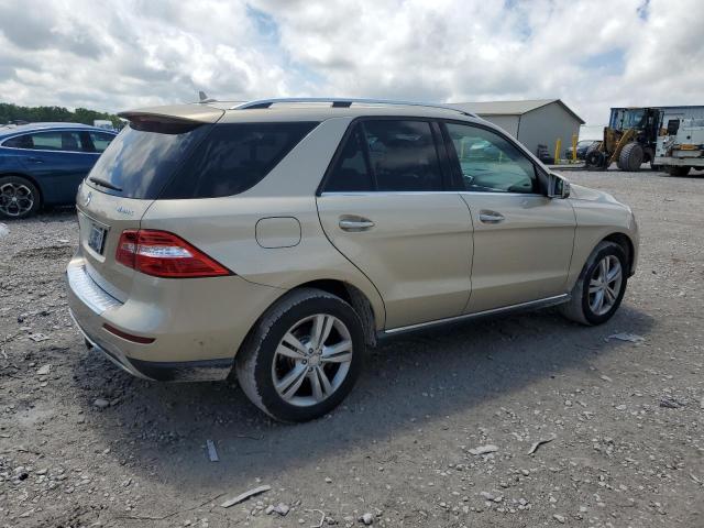 4JGDA5HB2CA027244 - 2012 MERCEDES-BENZ ML 350 4MATIC GOLD photo 3