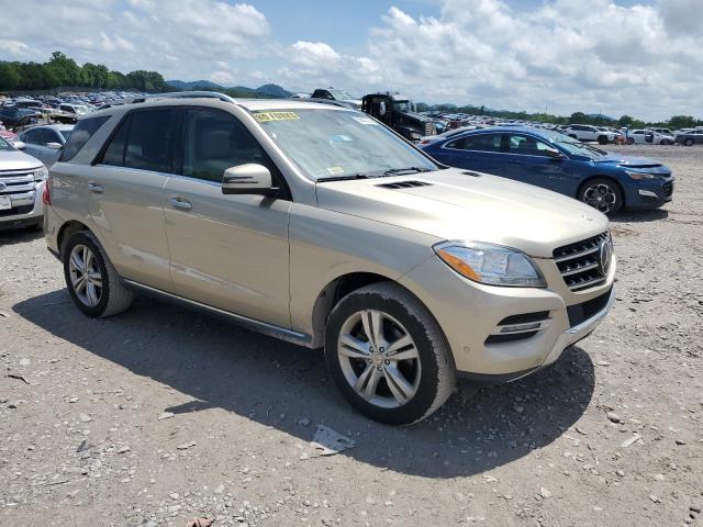 4JGDA5HB2CA027244 - 2012 MERCEDES-BENZ ML 350 4MATIC GOLD photo 4