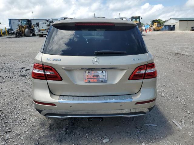 4JGDA5HB2CA027244 - 2012 MERCEDES-BENZ ML 350 4MATIC GOLD photo 6
