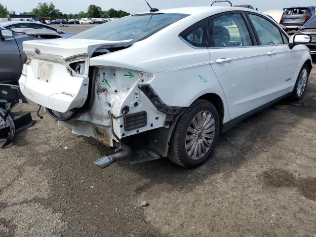 3FA6P0UU5ER161623 - 2014 FORD FUSION S HYBRID WHITE photo 3