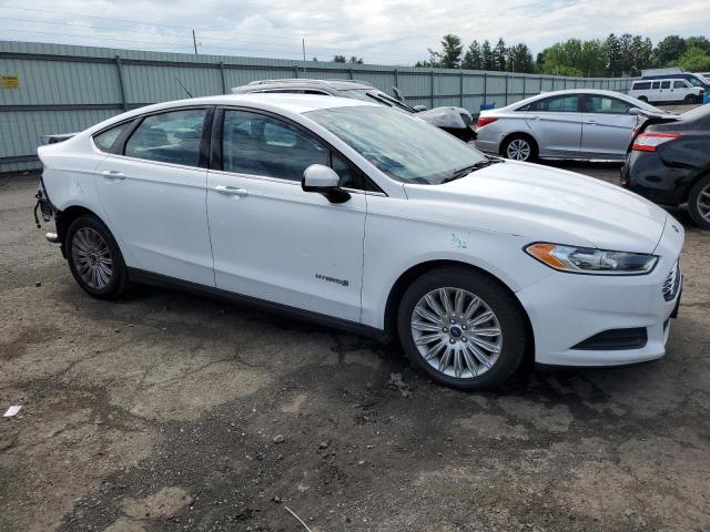 3FA6P0UU5ER161623 - 2014 FORD FUSION S HYBRID WHITE photo 4