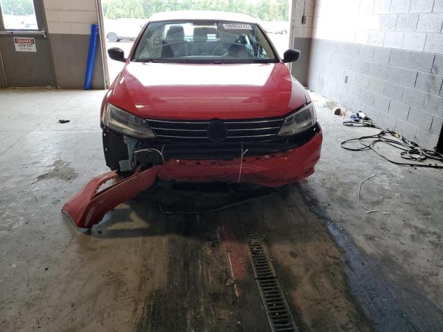 3VW2K7AJ1FM339503 - 2015 VOLKSWAGEN JETTA BASE 红色 照片 9