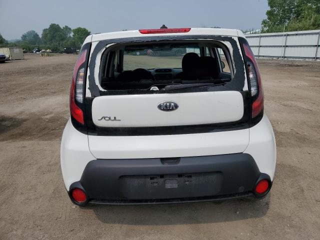 KNDJP3A58E7040076 - 2014 KIA SOUL + WHITE photo 6