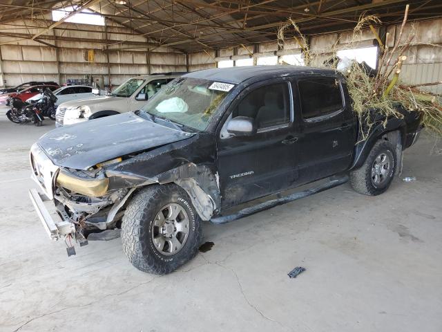 5TEJU62N56Z246796 - 2006 TOYOTA TACOMA DOUBLE CAB PRERUNNER BLACK photo 1