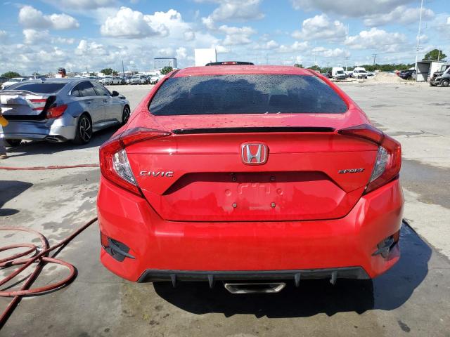 2HGFC2F81LH548424 - 2020 HONDA CIVIC SPORT 红色 照片 6