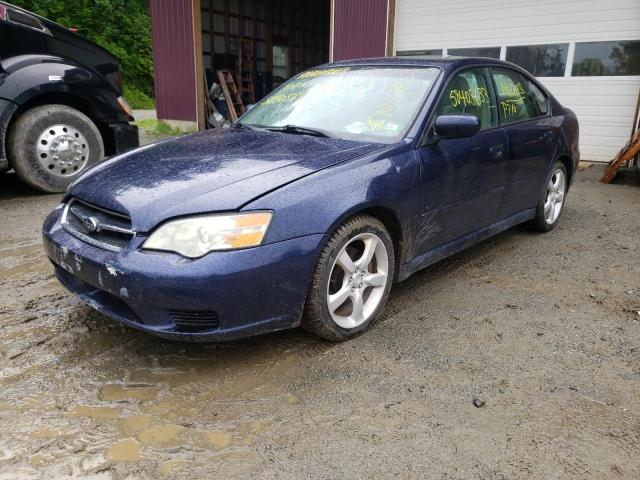 4S3BL616277206380 - 2007 SUBARU LEGACY 2.5I BLUE photo 1