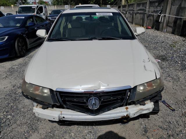 JH4CL96894C013256 - 2004 ACURA TSX WHITE photo 5