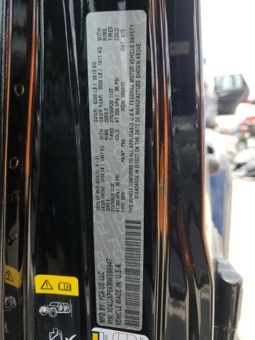 1C4JJXP6XMW698947 - 2021 JEEP WRANGLER U SAHARA 4XE BLACK photo 13