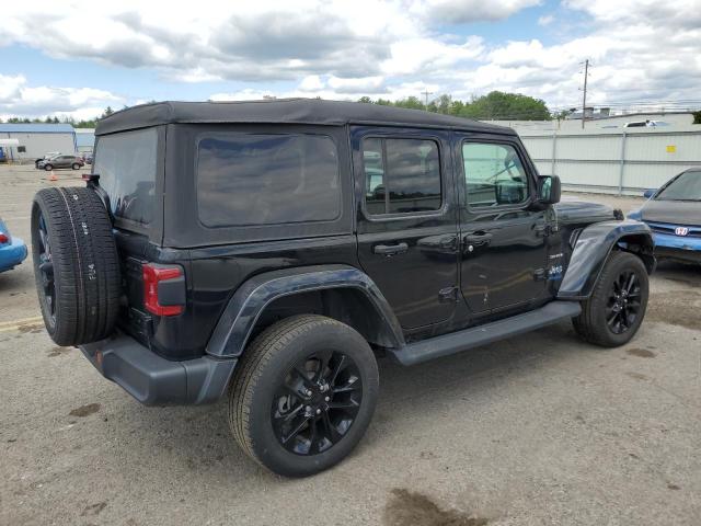 1C4JJXP6XMW698947 - 2021 JEEP WRANGLER U SAHARA 4XE BLACK photo 3
