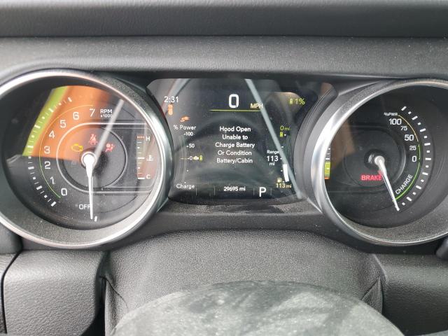 1C4JJXP6XMW698947 - 2021 JEEP WRANGLER U SAHARA 4XE BLACK photo 9