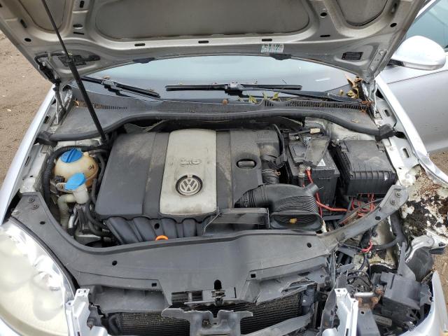 3VWEF71K77M137969 - 2007 VOLKSWAGEN JETTA WOLFSBURG 银色 照片 11