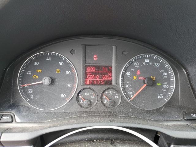 3VWEF71K77M137969 - 2007 VOLKSWAGEN JETTA WOLFSBURG 银色 照片 9