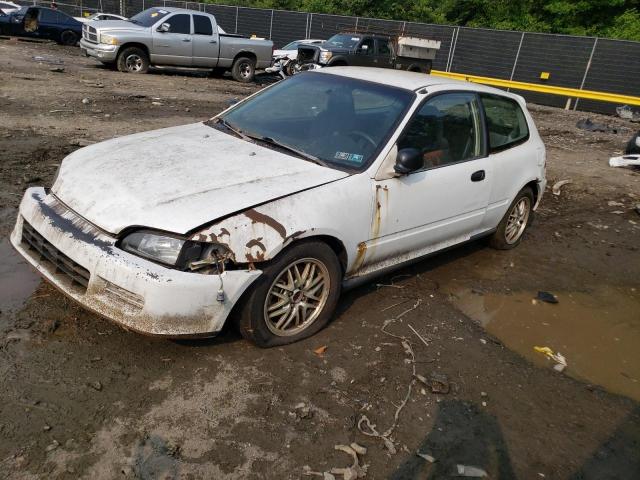 2HGEH2348NH521156 - 1992 HONDA CIVIC CX WHITE photo 1