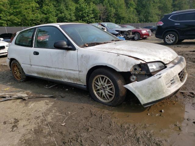 2HGEH2348NH521156 - 1992 HONDA CIVIC CX WHITE photo 4