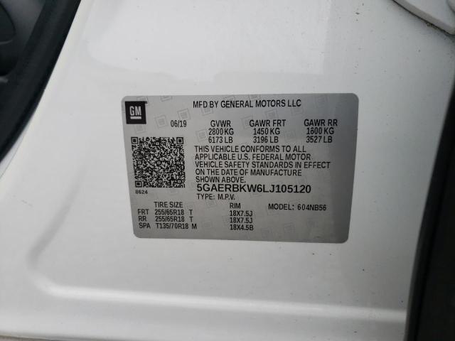 5GAERBKW6LJ105120 - 2020 BUICK ENCLAVE ESSENCE Ağ foto 14