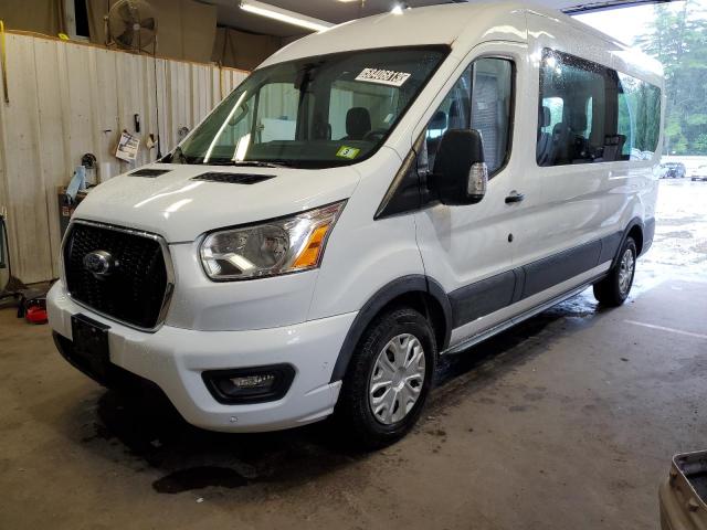 1FBAX2C83MKA50130 - 2021 FORD TRANSIT T-350 WHITE photo 1