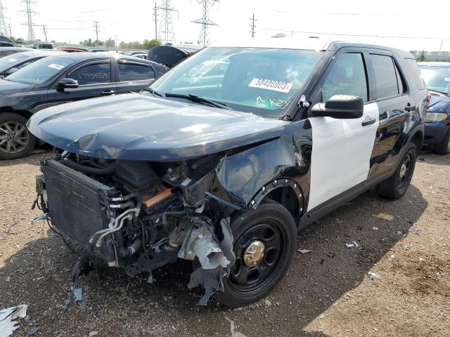 1FM5K8AR1GGB96944 - 2016 FORD EXPLORER POLICE INTERCEPTOR BLACK photo 1