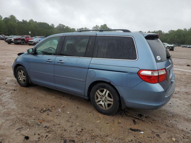 5FNRL38425B058854 - 2005 HONDA ODYSSEY EX BLUE photo 2