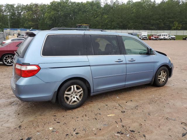 5FNRL38425B058854 - 2005 HONDA ODYSSEY EX BLUE photo 3
