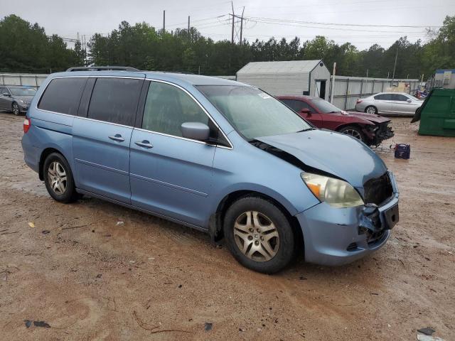 5FNRL38425B058854 - 2005 HONDA ODYSSEY EX BLUE photo 4