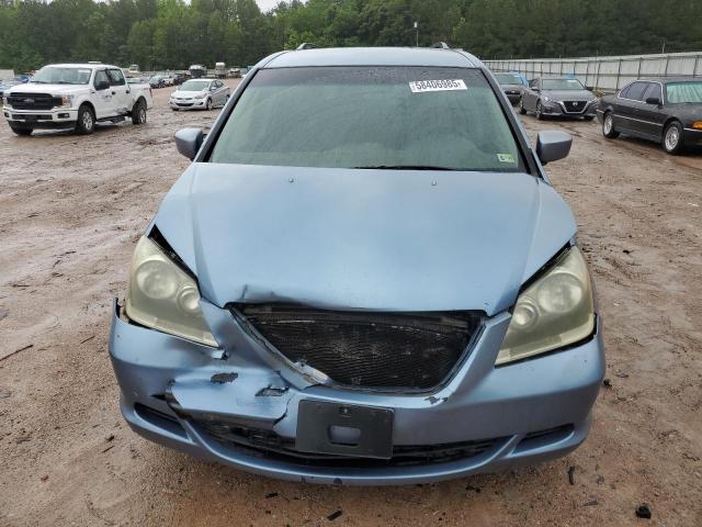 5FNRL38425B058854 - 2005 HONDA ODYSSEY EX BLUE photo 5