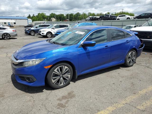 19XFC1F77GE032988 - 2016 HONDA CIVIC EXL BLUE photo 1