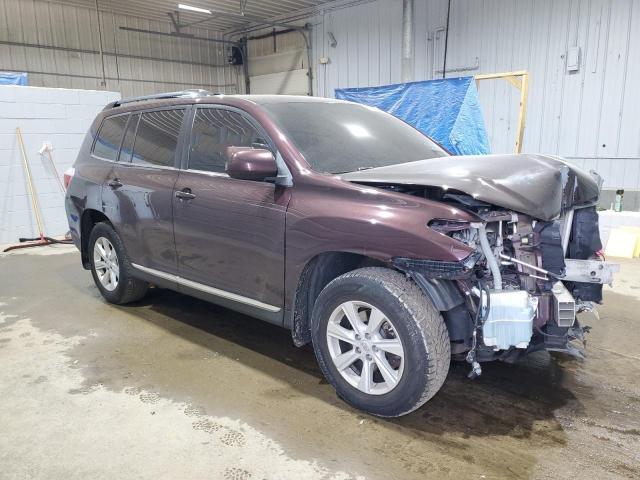 5TDBK3EH7CS152913 - 2012 TOYOTA HIGHLANDER BASE Violet photo 4