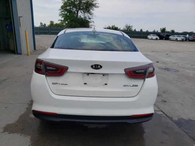 KNAGN4AD6G5098423 - 2016 KIA OPTIMA HYBRID WHITE photo 6