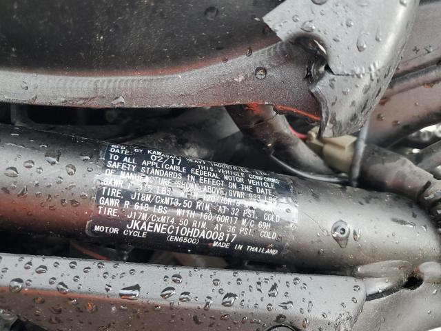 JKAENEC10HDA00817 - 2017 KAWASAKI EN650 C შავი ფოტო 9