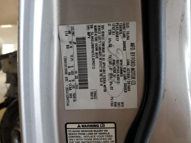 5LMEU88H65ZJ09013 - 2005 LINCOLN AVIATOR ვერცხლისფერი ფოტო 13