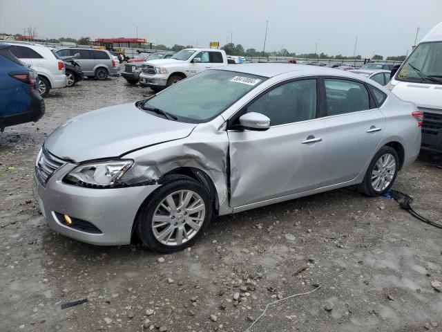 3N1AB7AP2EY341726 - 2014 NISSAN SENTRA S SILVER photo 1