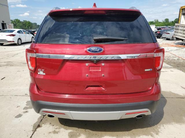 1FM5K8D80GGA25265 - 2016 FORD EXPLORER XLT 红色 照片 6