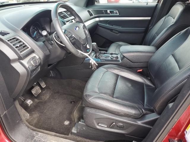 1FM5K8D80GGA25265 - 2016 FORD EXPLORER XLT 红色 照片 7