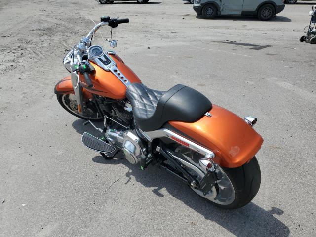 1HD1YGK25KB043839 - 2019 HARLEY-DAVIDSON FLFBS ORANGE photo 3