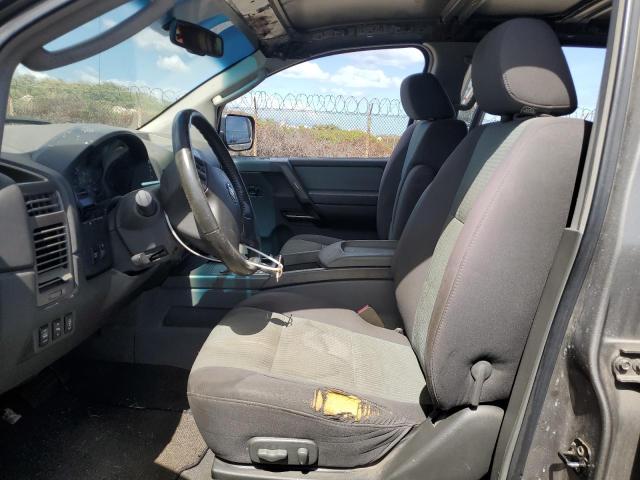 1N6AA07A86N500982 - 2006 NISSAN TITAN XE GRAY photo 7