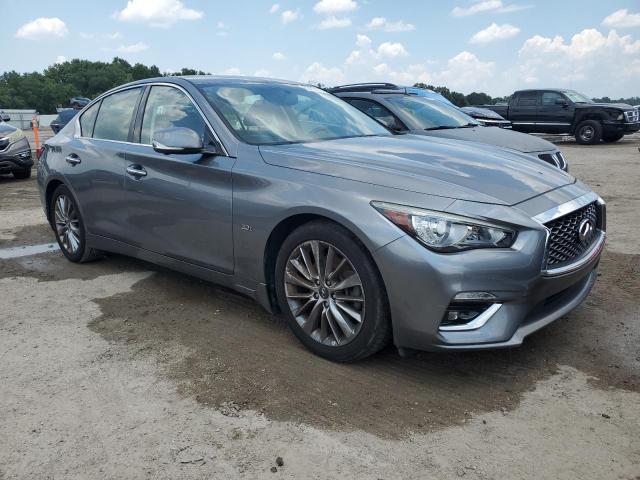 JN1EV7AP5KM510256 - 2019 INFINITI Q50 LUXE GRAY photo 4