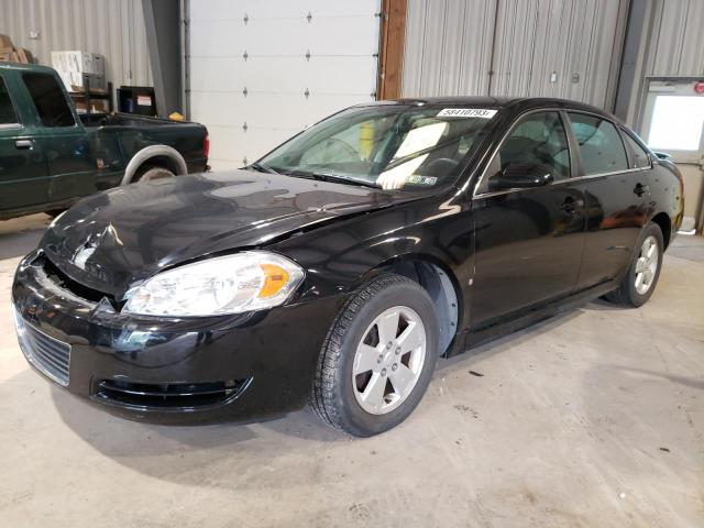 2G1WT57N091228879 - 2009 CHEVROLET IMPALA 1LT BLACK photo 1