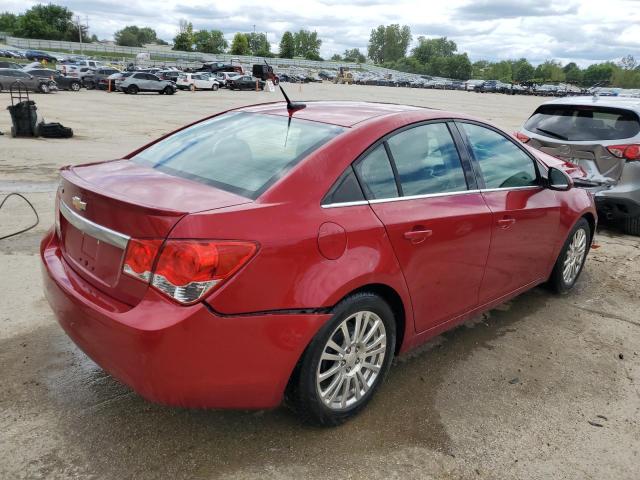 1G1PJ5SC7C7174989 - 2012 CHEVROLET CRUZE ECO RED photo 2