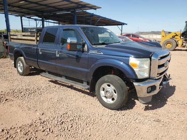 1FT7W2B61BEC00885 - 2011 FORD F250 SUPER DUTY 蓝色 照片 4