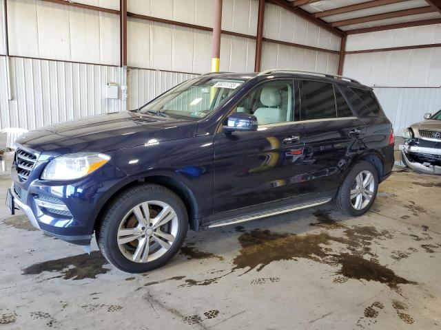 4JGDA5HB3FA611155 - 2015 MERCEDES-BENZ ML 350 4MATIC BLUE photo 1